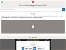 Tablet Screenshot of memoryrepro.com